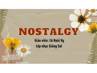 Nostalgy cover piano đơn giản | Cô Hoài Vy | Dạy đàn Piano tại quận 12